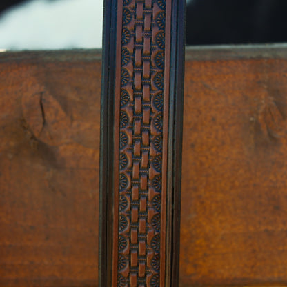 The Robles Belt - With custom initial or brand at Tail